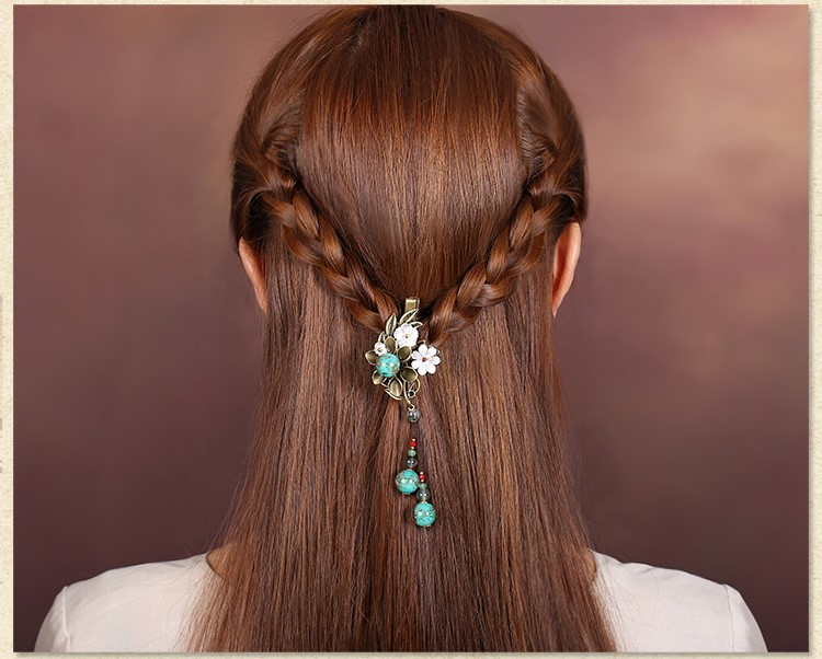 古銅蘊(yùn)緲發(fā)夾，靈動(dòng)唯美古風(fēng)頭飾