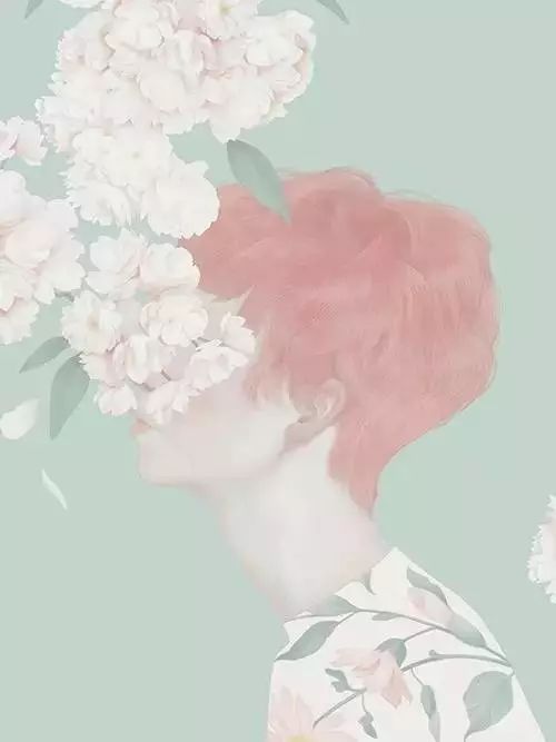 風(fēng)格獨特的插畫圖片，時尚清新色調(diào)手繪插畫