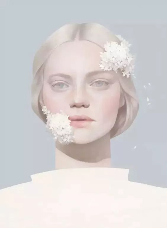 風格獨特的插畫圖片，時尚清新色調(diào)手繪插畫