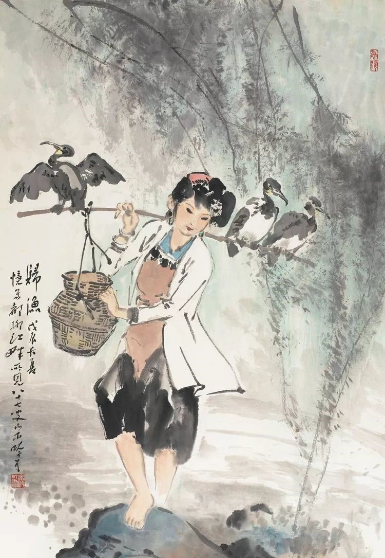 詩意中國畫：宋吟可人物國畫欣賞