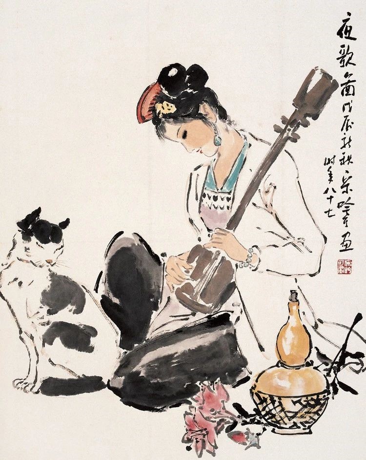 詩(shī)意中國(guó)畫：宋吟可人物國(guó)畫欣賞