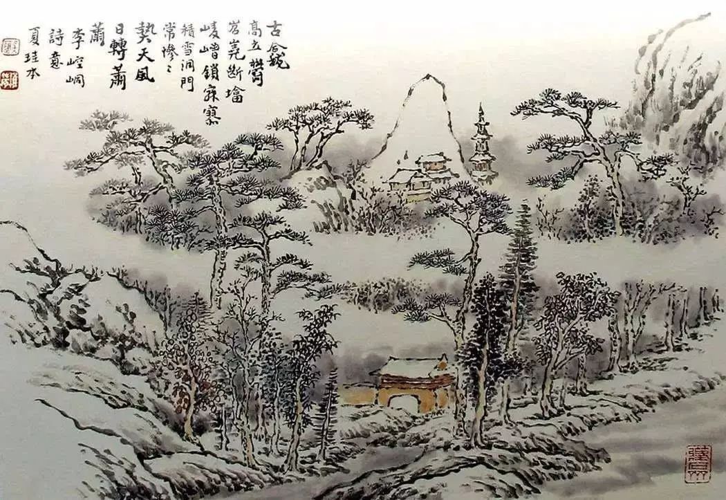 《芥子園畫(huà)譜》山水集合，精選賞析！