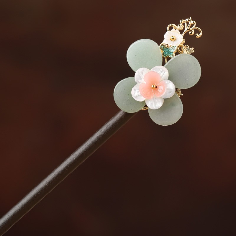 綰如兮發(fā)簪宮廷步搖，古典氣質簪子頭飾