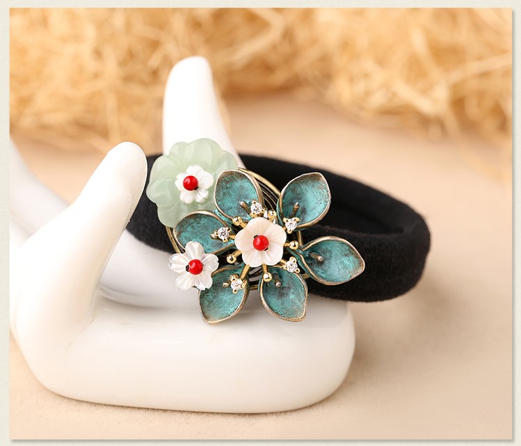 清新脫俗花萼發(fā)圈，時(shí)尚古典頭飾