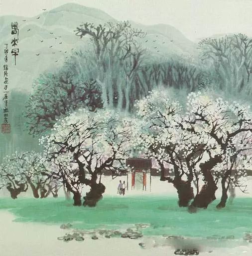 中國(guó)水墨畫：唯美詩(shī)意國(guó)畫山水