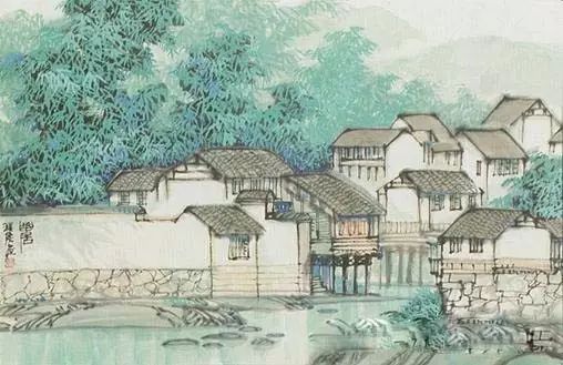 中國(guó)水墨畫：唯美詩(shī)意國(guó)畫山水