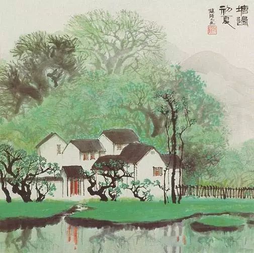 中國(guó)水墨畫：唯美詩(shī)意國(guó)畫山水