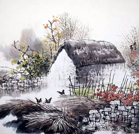 中國(guó)水墨畫：唯美詩(shī)意國(guó)畫山水