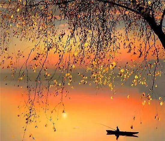 美到骨子里的夕陽風(fēng)景：青山依舊在，幾度夕陽