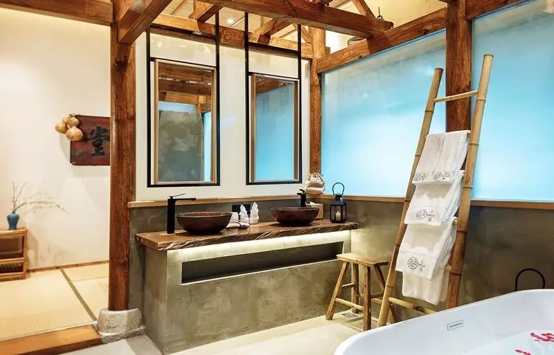 青城山·心越酒店，美的很自然沒有斧鑿的刻意