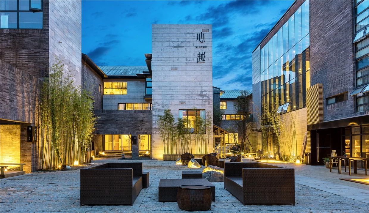 青城山·心越酒店，美的很自然沒有斧鑿的刻意