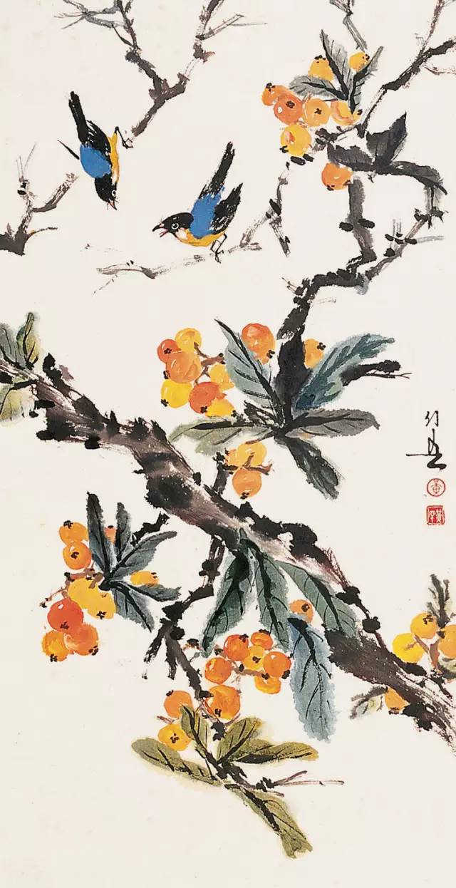 中國(guó)國(guó)畫藝術(shù)：絕美花鳥國(guó)畫圖片
