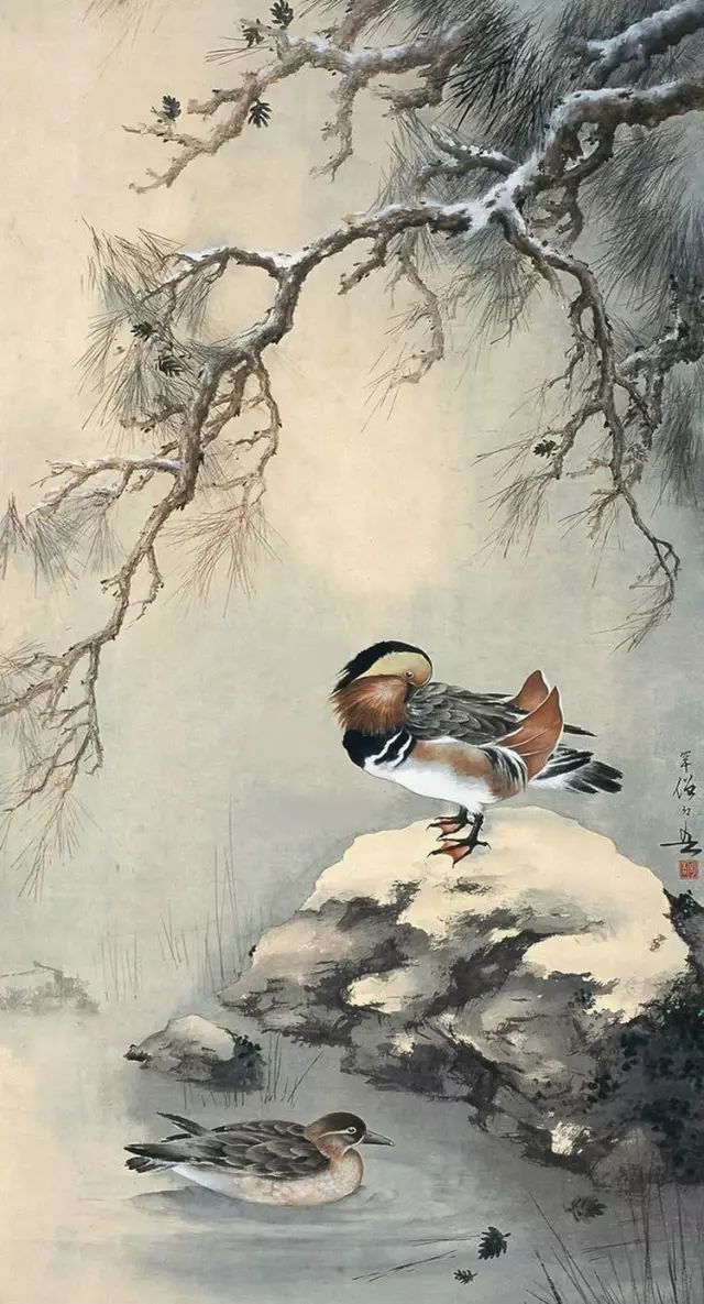 中國國畫藝術：絕美花鳥國畫圖片