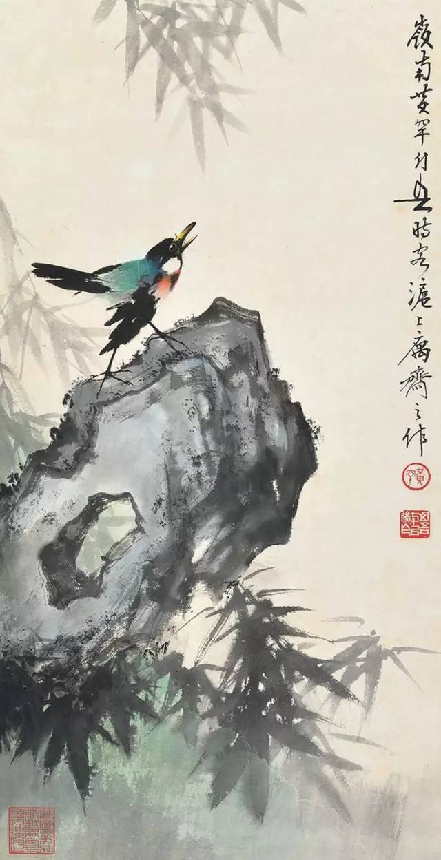 中國國畫藝術：絕美花鳥國畫圖片