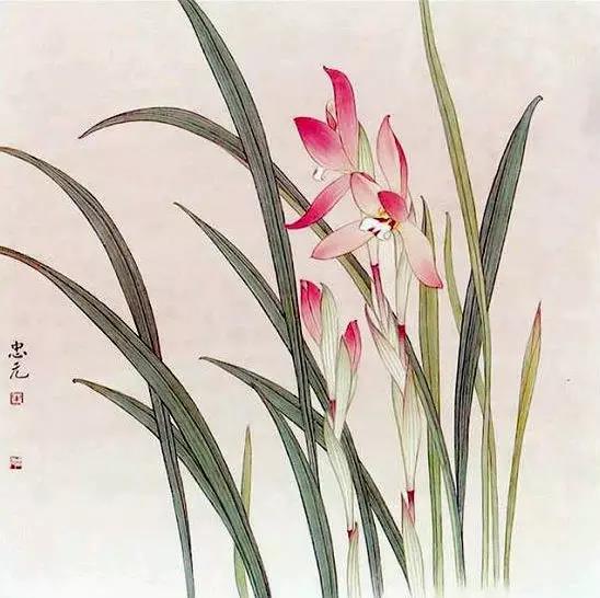 中國(guó)畫(huà)欣賞：驚艷唯美蘭花圖