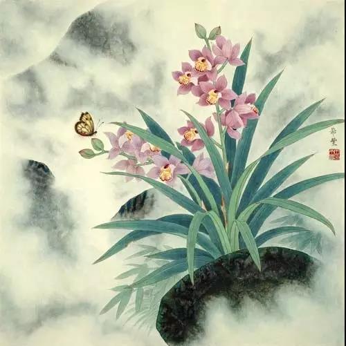 中國(guó)畫(huà)欣賞：驚艷唯美蘭花圖