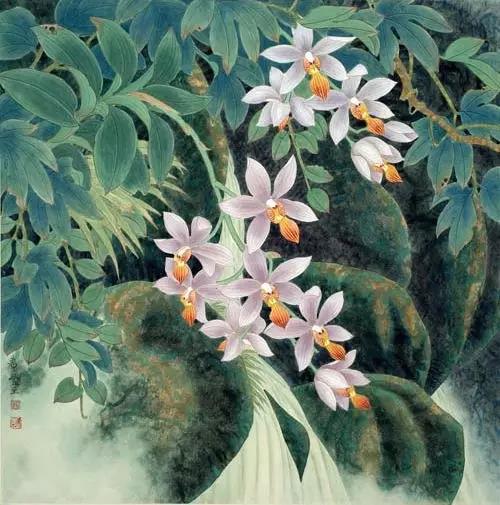 中國(guó)畫(huà)欣賞：驚艷唯美蘭花圖