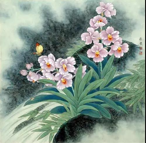 中國畫欣賞：驚艷唯美蘭花圖
