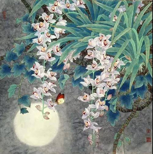 中國畫欣賞：驚艷唯美蘭花圖