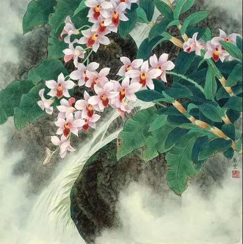 中國畫欣賞：驚艷唯美蘭花圖
