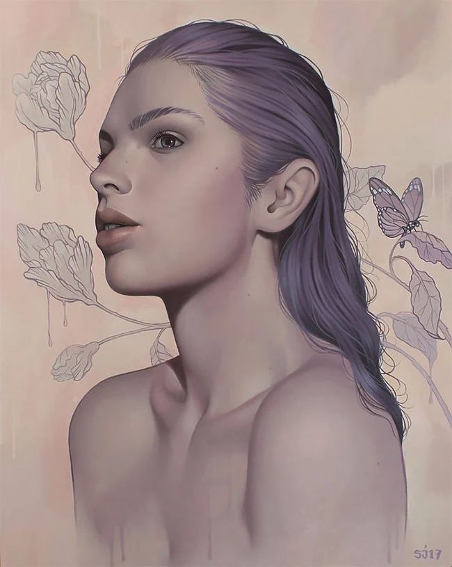 肖像插畫遇上植物花卉，碰撞出不一樣的火花！