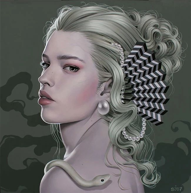 肖像插畫遇上植物花卉，碰撞出不一樣的火花！