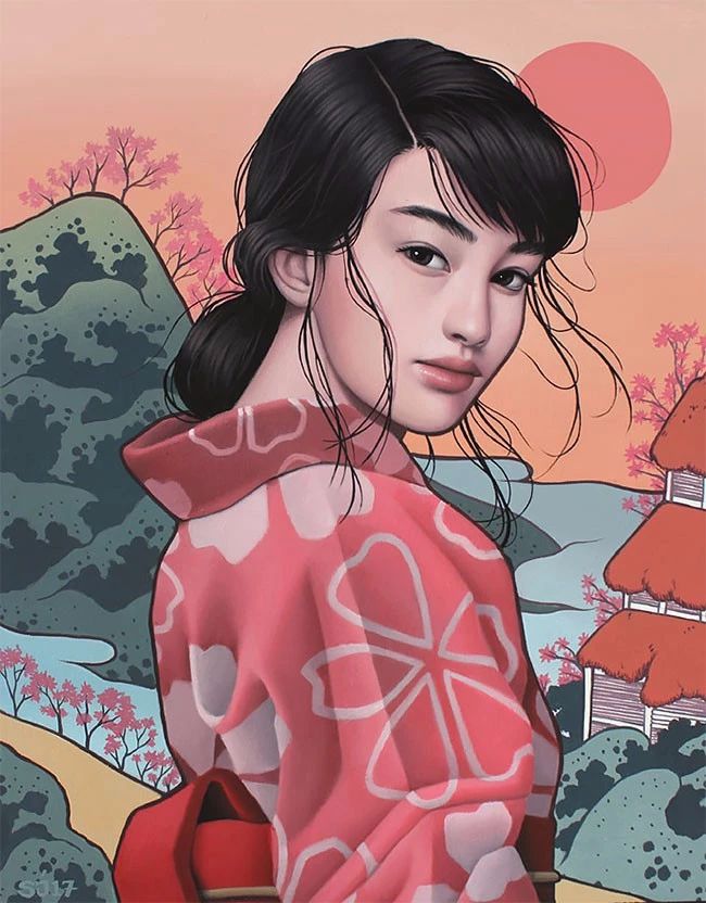 肖像插畫遇上植物花卉，碰撞出不一樣的火花！