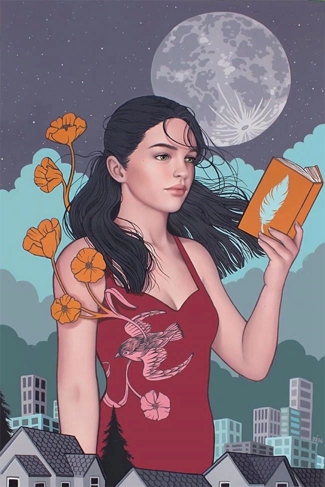 肖像插畫遇上植物花卉，碰撞出不一樣的火花！