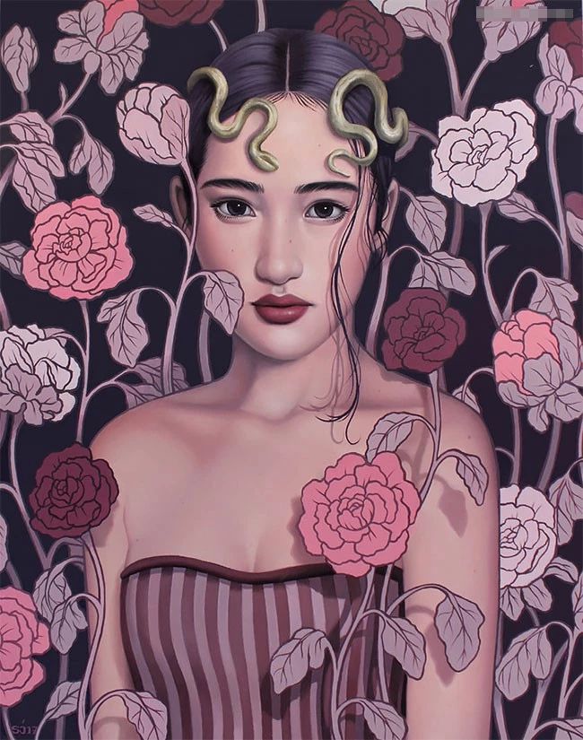 肖像插畫遇上植物花卉，碰撞出不一樣的火花！