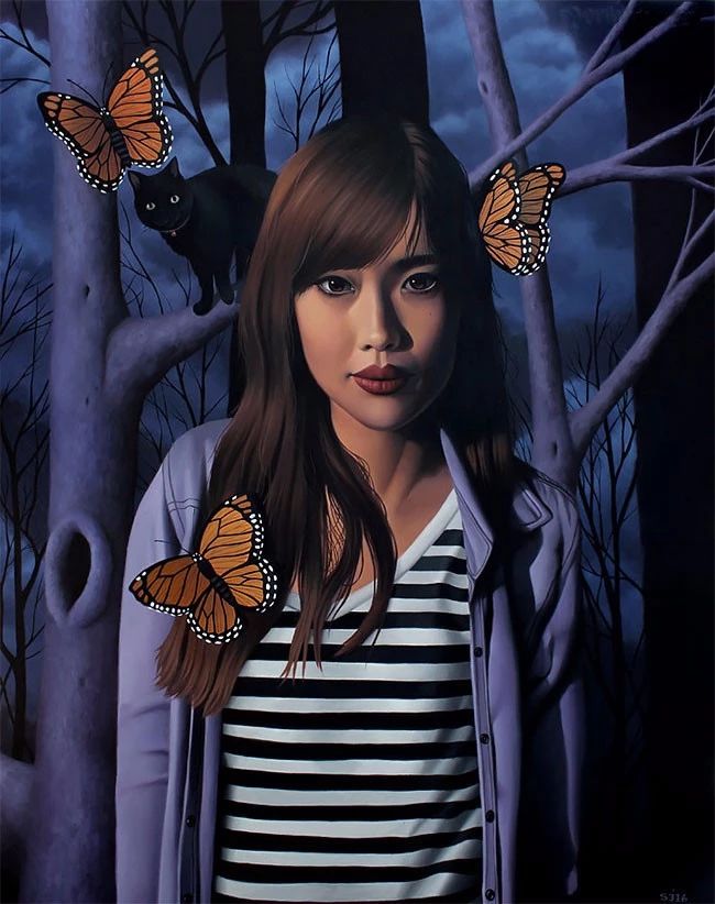 肖像插畫(huà)遇上植物花卉，碰撞出不一樣的火花！