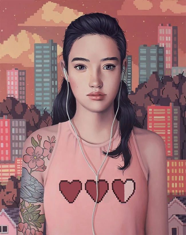 肖像插畫遇上植物花卉，碰撞出不一樣的火花！