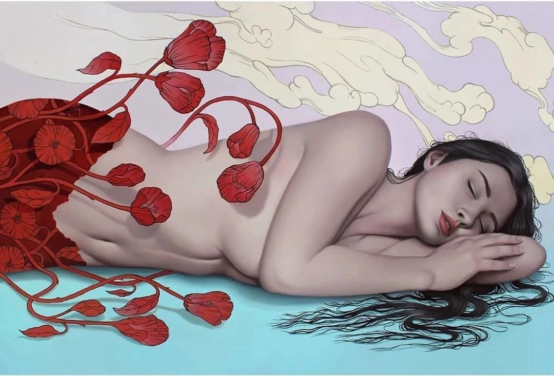 肖像插畫遇上植物花卉，碰撞出不一樣的火花！