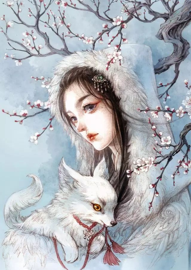 風(fēng)格唯美獨特的插畫：浮生如夢