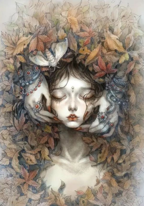 風(fēng)格唯美獨(dú)特的插畫：浮生如夢