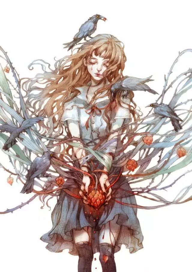 風(fēng)格唯美獨(dú)特的插畫：浮生如夢