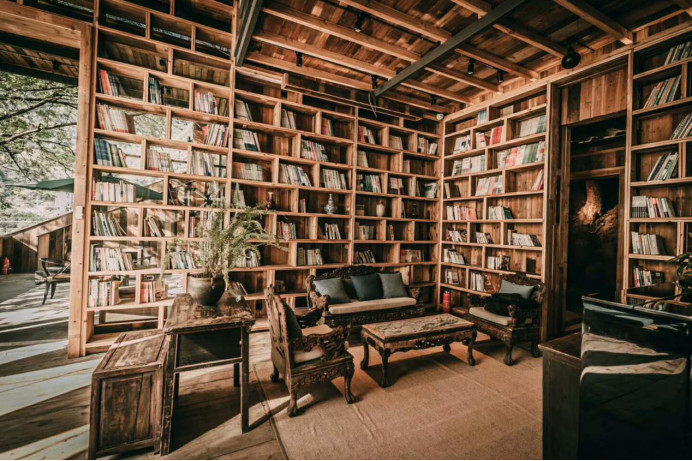 青田坐忘閣·藏書閣民宿，找回初心尋找回家的路