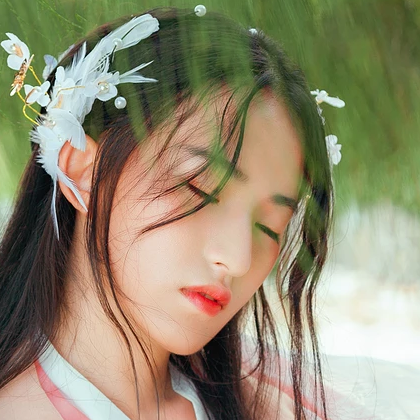 輕舞霓海神之女頭像，唯美古風(fēng)真人頭像