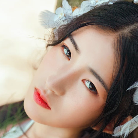 輕舞霓海神之女頭像，唯美古風(fēng)真人頭像