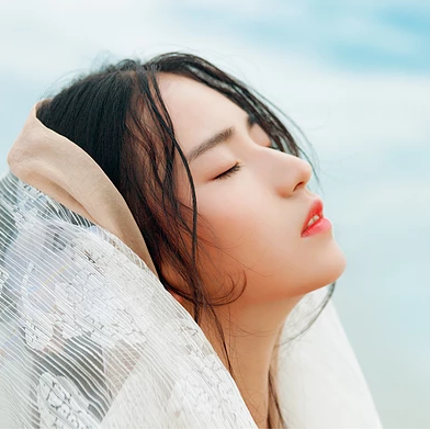 輕舞霓海神之女頭像，唯美古風(fēng)真人頭像