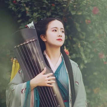 夢花期小清新女生頭像，唯美古風真人頭像