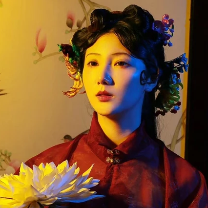 典雅梅花女生頭像，唯美古風(fēng)真人頭像