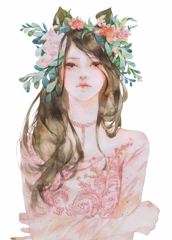 驚艷水彩插畫之美，獨(dú)特畫風(fēng)不一樣的美