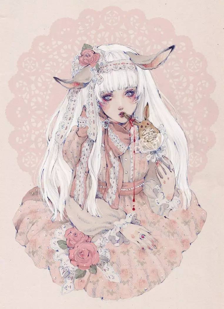 暖色調(diào)手繪插畫，給一種人淡淡的插畫美!