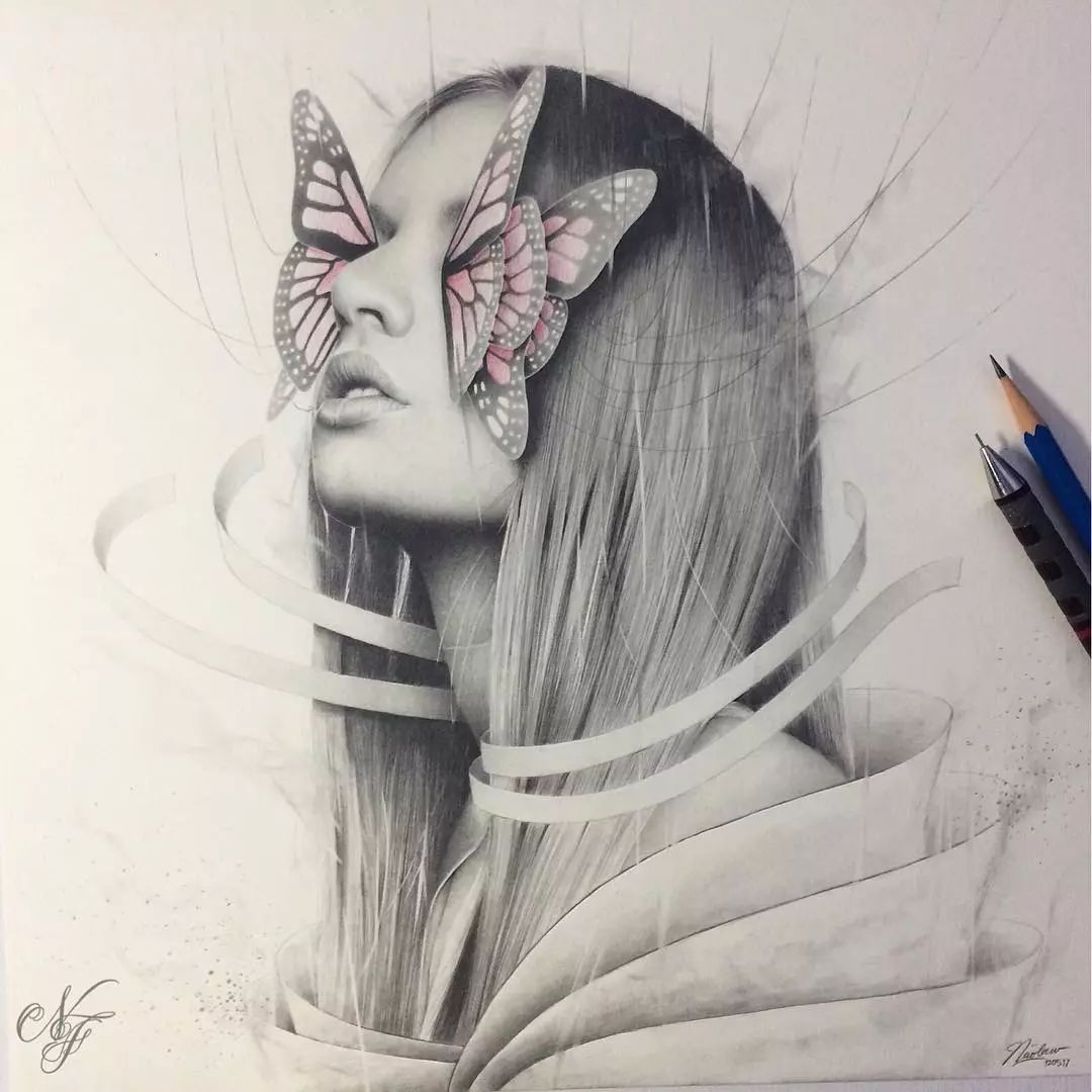 一組令人驚嘆的精致細(xì)膩手繪插畫