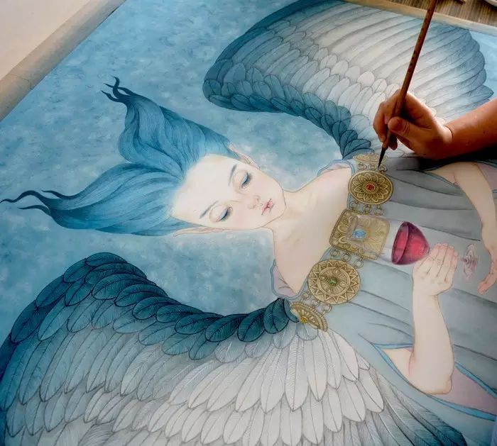 古風(fēng)詩(shī)意手繪插畫：一場(chǎng)風(fēng)花雪月任飄搖美！