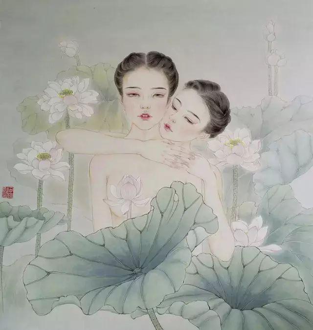 古風(fēng)詩意手繪插畫：一場風(fēng)花雪月任飄搖美！