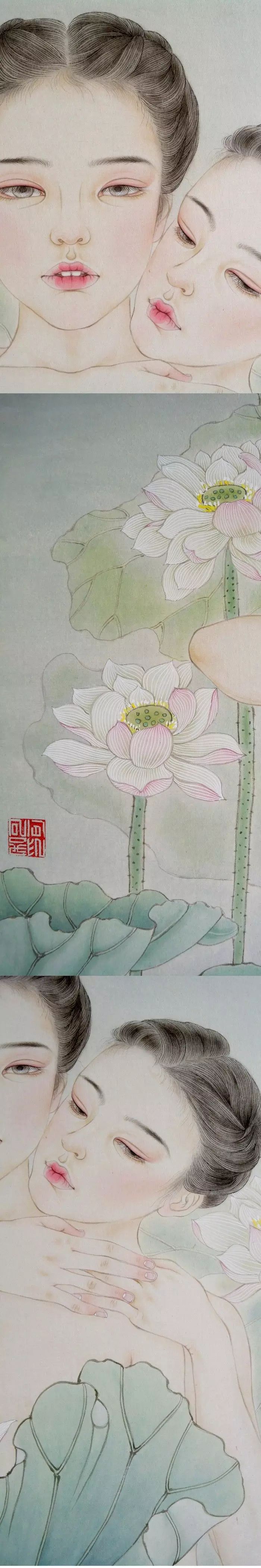 古風(fēng)詩意手繪插畫：一場風(fēng)花雪月任飄搖美！