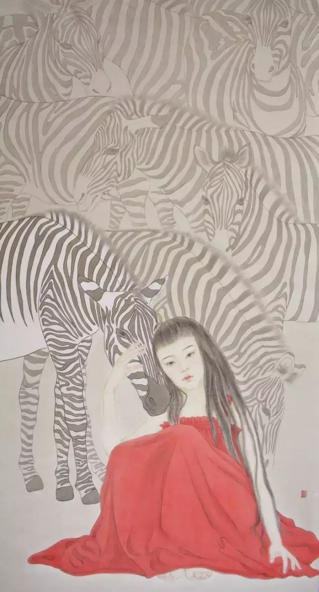 古風(fēng)詩意手繪插畫：一場風(fēng)花雪月任飄搖美！