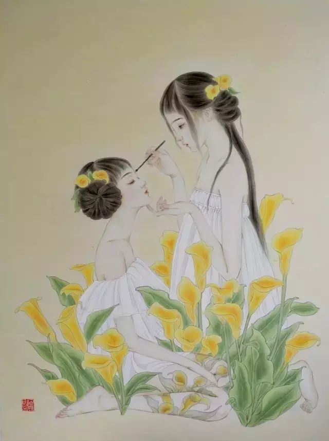 古風(fēng)詩意手繪插畫：一場風(fēng)花雪月任飄搖美！