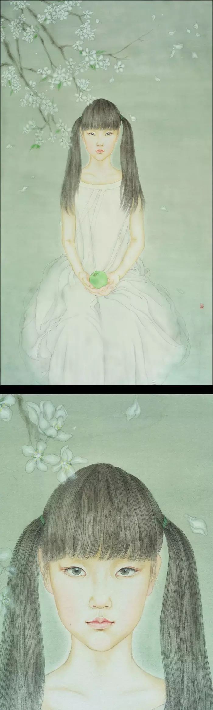 古風(fēng)詩意手繪插畫：一場(chǎng)風(fēng)花雪月任飄搖美！